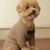 Hondenkleding huisdierkleding herfst winter kleine ontwerper gebreide wollen trui warm kitten puppy mode Cardigan Chihuahua Yorkshire pug