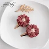 Fashion Flower BB Hair Clips Pin Headwear For Baby Kids Girl Accessories 2 PCSSET 240515