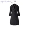 معطف الخندق في منتصف الطول للسيدات Maxmaras Wool Blend Coat Italian Brand Women Luxury Coat Whight Qualit