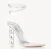 2024 Eleganti scarpe da abbigliamento Aquazzuras Babe Sandal Platform Pompes Strappy con tacco rosso bianco rosso bianco con i tacchi da donna eu35-43