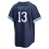 Royals 7 Bobby Witt Jr. Jersey 13 Salvador Perez Baseball 16 Bo Jackson 9 Vinnie Pasquantino George Brett Zack Greinke Matt Beaty Nate Eaton Taylor 2024 Anpassade tröjor