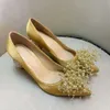 Mulheres senhoras 2024 manchas de vestido de couro reais genuíno cone de 8 cm de salto alto sandálias Sandálias Summer Pollige Ponto de ponta de casamento sexy de votos sexy slip-on tamanho 35-43 5f31