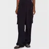 Women's Pants 2024 Summer In Multi Pocket Decorative Wide Leg Low Rise Loose Cargo Y2k Trousers Floor Mop