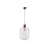 Modern Pendant Light Amber/Clear/Gray Glass Chandelier Romantic Bedroom Lamp Living Room Kitchen Dining Room Hanging Light