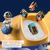 Racing Rail Car Model Space Aerospace Animals Education Toys Children Train Track Adventure Brain Mechanical Interactive Game 240516
