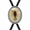 Naturnel scorpion bolo cravate pour homme indien cow-boy cowgirl western cuir corde zinc alliage cravate 240506