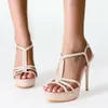 12 Sandals High CM Super Heel Shoes Women Gladiator Woman Heels Platform Pumps Party Size 35 - 41 855 S 341 3 49 s d 9d67 967