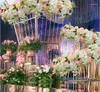 Decoratieve bloemen 100 cm x25 cm Artifical Rose Hydrangea Styles Flower Rows For Wedding Party Arch en T Station Decoration Diy Supplies