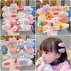 Hårtillbehör Korean Winter Plush Hair Pin Cute Flower Bow Bucket Lämplig för flickor Baby Huvudkläder Girls Childrens Hair Accessories Princess Hair Clips WX