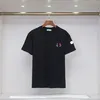 Designer T-shirt 2024 Men's T-shirt Short sleeved Casual Chest Letter Pure Cotton Round Neck Pullover Arm Emblem Embroidered Letter Printing Couple Clothing S-XXL