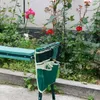 Förvaringspåsar Portable Garden Tool Kit Multi Pocket Gardening Tools Tools Pall Pouch Holder Pad Chair Bag Z7U4