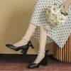 Jane Elbise Mary Kadın Pompaları 684 Yay Knot Tıknaz Topuk İnci Bayanlar Sandalet Sandalet Ayak Bileği Kayışları Kadın Zarif Düğün Partisi Rahat Yumuşak Ayakkabı 230717 SS 464 D 0EA5
