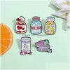 Pins, Brooches Pins And Clips For Dress Shirt Collar Cute Funny Bottle Pill Love Heart Star Men Women Fashion Enamel Metal Jewelry Bi Dhvzi