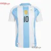 24 25 25 Koszulki piłkarskie Argentyny Wersja gracza Messis Allister Dybala di Maria Martinez de Paul Maradona Mężczyźni i kobiety koszuli piłkarskie dzieci