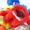 Gevulde pluche dieren originele sesam kralen handpopprestaties Elmo cartoon zachte poppen verjaardag en nieuwjaarscadeau voor kinderen Q240515