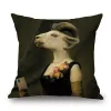 Poduszka/dekoracyjna poduszka nordycka plakaty sztuki styl dekoracyjna poduszka pokrywka Zebra żyrafa słonia konia moda zwierzę noszą sofę hat sofę thr thr