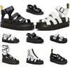 2024 Sandaler Designer Plattform tofflor Kvinnor Män Gladiator Sandal Patent Läder Slides Rem Buckle Mens Womens Sliders Outdoor Shoes
