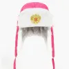 Nieuwe mannen Russische nationale embleem Lei Feng Winter Hat Aviator Outdoor Ear Flaps Bomber Cap Russische hoeden