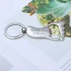 15pcs Personalized Foot Shaped Bottle Opener Keychains Baby Baptism Party Favor Custom Name Christening Key Chain Gift For Guest 240514