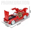 Diecast Model Cars 1 24 Mercedes Benz 300SL 1936 Classic Automotive Alloy Car Model Sound and Light Pulled Back to Childrens Toy Collection Birthday Gift WX