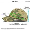 Basker vandringslock utomhusjakt cap taktisk justerbar sport snapback rand kamouflage hatt militär armé camo unisex