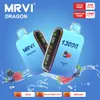 Oryginalny MRVI Dragon 13K Dieratna nad maniakiem Puff 15K Vapes E papieros 2% 3% 5% Waporyzator z cewki podwójnej siatki