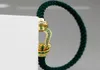 Projektant biżuterii luksusowe bransoletki Wysoka jakość 1: 1 CSSIC Horseakhoe Red Skórzanie dla par 00107334556