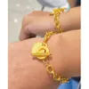 Designer di braccialetti d'argento Gold S925 Women Women Tiffanyjewelry Collana Bracciale High Edition Lock Bracciale a forma di cuore Sterling Heart Coll con scatola 961