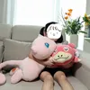 Lovely Sleeping Series Plushie Doll Cartoon Stuffed Sleeping Position Jeni Turtle Wonderful Frog Kabi Duckling Plush Throw Pillow