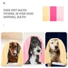 Dog Apparel Puppy Towel Pet Shower Bathing Drying Fiber Cat Towels Dogs Tool Microfiber