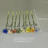 Decoratieve bloemen Mooie Higanbana Flower Branch Silk Fake Artificial Higan For Wedding Home Garden Decor Flores Artificiales