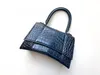 Kadın erkek kum saati Kolu moda crossbody Çantalar Debriyaj flep tote deri poşet Lüks Tasarımcı cüzdan çantalar Timsah desen çanta Omuz zincir Çanta