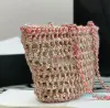 新しいデザイナーチェーンかぎ針編みの小さなショッピングバッグミラー品質ショルダーバッグ2024