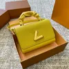 24SS Kobiety luksusowe designerskie tony torby kolorowe flwoer skórzana torebka Shuder crossbody torebki torebki posłańca torebka torebka 21 cm