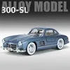 Diecast Model Cars 1 24 Mercedes Benz 300SL 1936 Classic Automotive Alloy Car Model Sound and Light Pulled Back to Childrens Toy Collection Birthday Gift WX