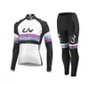 liv women Autumn Cycling Jersey Set Long Sleeve Mtb MAILLOT ROPA CICLISMO BICYCLE OUTDOOR SPORTSWEAR 240426