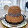 Designer di cappelli per secchi estivi Cappello di paglia Casquette Cappello intrecciato Cappello Auncinetto Fashi