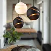 Lampes LED Nordic Luminaire Glass Ball Pendant E27 Suspension Living Hanging Enfants Round Lampe Loft Lights Room KTWJX