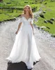 Simple une robe de mariée en ligne pour femmes chérie au large de l'épaule robe de mariée en dentelle robes de train en dentelle vestide de novia sur mesure
