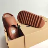 Designer slides soft sandals EVA sliders foam runners shoes comfortable beach slippers onyx sand DESIGNERORIGINAL020