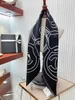 Top Modal Silk Sjalves Luxe Chiffon -sjaals voor damesontwerper SCRANF Fashion HeadScarf Women Floral Alphabet Design Letter Print Shawls 180*90 Cadeau