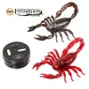 Realistisk rc skorpion infraröd fjärrkontroll skorpion modell leksak djur nuvarande gåva simulering skämt skrämmande trick leksaker barn 240508