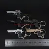 1:4 Metal Desert Eagle Toy Gun Model Mini Alloy Keychain Look Real Collection Pubg Prop Creative Portable Hanging Gift Decompression Toy for Boys Adult Birthday Gifts