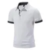 Men's Polos Business Casual Paisley Lapel T-shirts For Men Short Sleeve Tee Summer Breathable Polo Shirt Clothing