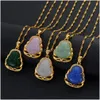 Pendant Necklaces Anniyo Green Blue Pink White Buddha Women Amet Chinese Style Maitreya Jewelry New Model Dropship 001636 Drop Deliver Otynx