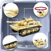 Blokkeert MOC 99A Main Battle Tank M1A2 War City Voertuig Bouwsteen Classic Model Brick Kit Creativiteit WX