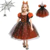 Girl Dresses Child Girls Halloween Tulle Dress Pageant Party Party Jurk Mooie junior