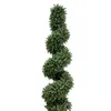 Decoratieve bloemen HXGYZP 122cm kunstmatige spiraalvormige boomplant eucalyptus blad topiary bonsai courtyard planten home decoratie tuin veranda veranda