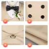 Jungen Jungen 1 Jahr Weste Hosen Blume Bowtie 4pcs Geburtstagskleid Kinder Beaufitul Foto Anzug Kinder formelle Hochzeits Smoking Set