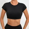 Hearuisavy sport shirts ademende workout tops fitness sportkleding vrouwelijk backless yoga kleding sport crop top gym 240511